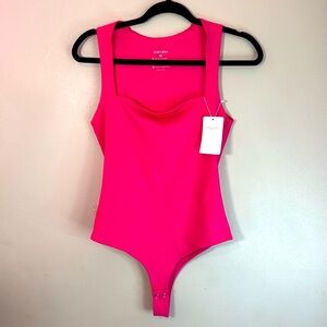REORIA Butsmooth® Sexy Sleeveless Square Neck Double Lined Basic Bodysuit #379